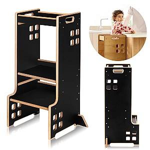 Scaun de masa multifunctional Lionelo Cass Black Onyx
