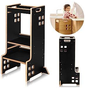 Scaun de masa multifunctional Lionelo Cass Black Onyx