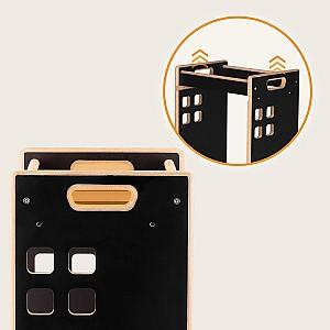 Scaun de masa multifunctional Lionelo Cass Black Onyx