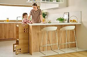 Scaun de masa multifunctional Lionelo Cass Black Onyx