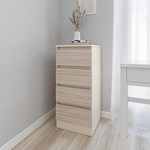 Comoda Smartex Т1 50 cm Ivory / Stejar Deschis