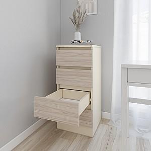 Comoda Smartex Т1 50 cm Ivory / Stejar Deschis
