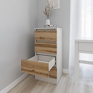 Comoda Smartex Т1 50 cm Cașmir / Stejar Închis