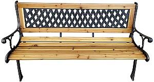 Banca gradina Akord Mirt 125cm Natural/Black