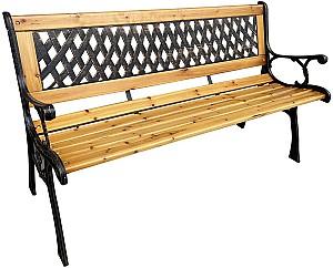 Banca gradina Akord Mirt 125cm Natural/Black
