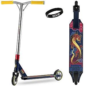 Trotineta Soke Pro Yellow/Navy Blue
