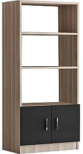 Etajera Mirage Design Vario VO4-OB Stejar (Bej)/Larex Negru
