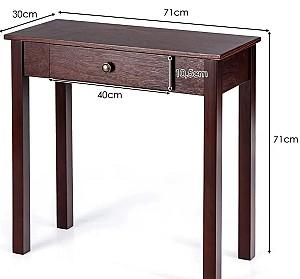 Masa consola Costway HW65910CF Brown