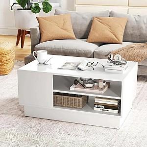 Masuta de cafea, reviste Costway JV12355WH  White