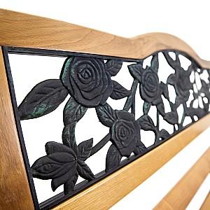 Banca gradina Jumi OM-357945 Pin (Maro)/Negru