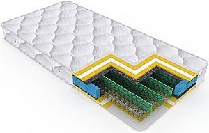 Pat VLM Optimus 160x200 Maro + Saltea Salt Confort Clasic 160x200