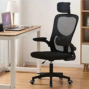Fotoliu de birou Strategic S18 Black/Silver