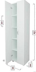 Dulap penal Bofigo 2D5SH 49 White