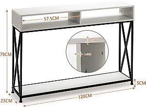 Masa consola Costway HV10016WH