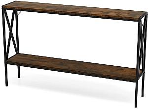 Masa consola Costway JV12134CF Rustic Brown