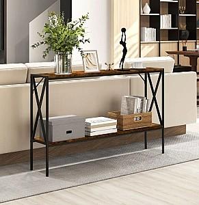 Masa consola Costway JV12134CF Rustic Brown