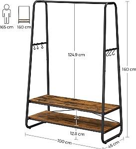 Cuier Vasagle RGR112B01 Rustic Brown/Black
