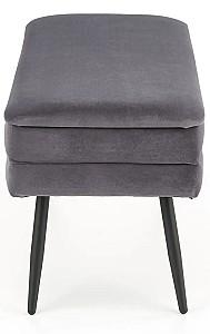 Bancheta Halmar Velva Grey/Black