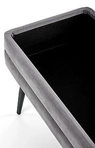 Bancheta Halmar Velva Grey/Black