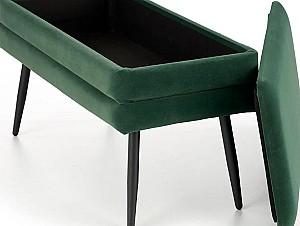 Bancheta Halmar Velva Dark Green/Black