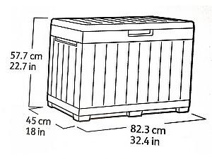 Cutie pentru depozitare Keter Kentwood 190l (57689)
