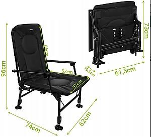 Scaun pliabil Trizand 27779 Black