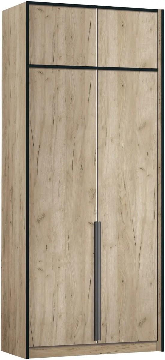 Dulap Modern Alex mezanin 100cm Stejar Craft Gri (Maro)