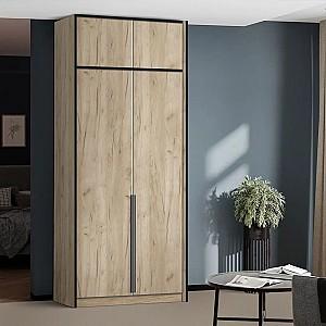 Dulap Modern Alex mezanin 100cm Stejar Craft Gri (Maro)