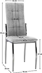 Scaun Tempo Kondela Adora 2 New Grey