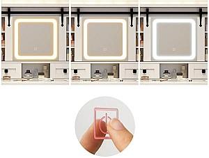 Masa de machiaj Costway HU10928DE-WH+
