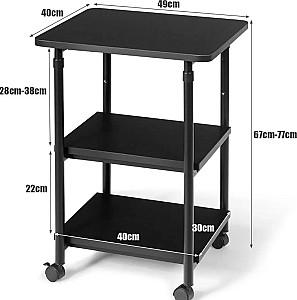 Masuta de cafea, reviste Costway HW62955BK Black