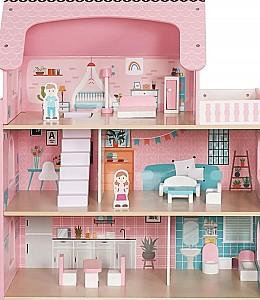 Casuta pentru papusi Kruzzel 26364 Pink