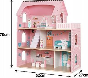 Casuta pentru papusi Kruzzel 26364 Pink