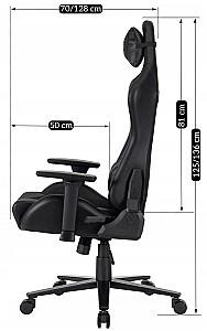 Fotoliu gaming Mebel Elite Flash Black