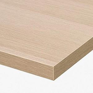 Masa de birou IKEA Lagkapten/Alex usa/sertare 140x60 Alb/Stejar Alb (Bej)