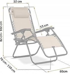 Sezlong Sofotel ChillWell 286303 Beige/Black