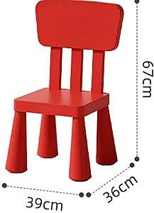 Masă de scris pentru copii SMDToys Mammut BS8836 Red