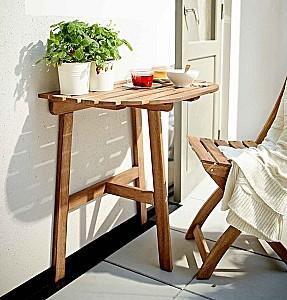 Masa de gradina IKEA Askholmen 70x44 Maro Inchis