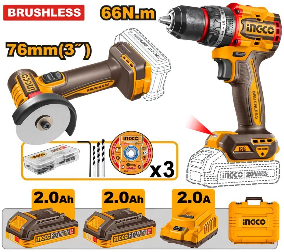 Set de scule electrice INGCO CKLI20255