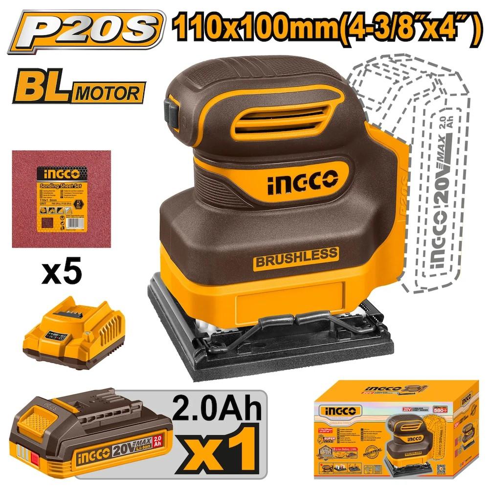 Slefuitor cu vibratii INGCO CSHSLI20241