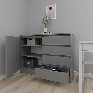 Comoda Smartex Т2 100 cm Grafit
