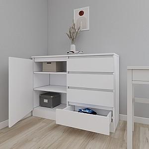 Comoda Smartex Т2 120 cm Alb