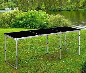 Masa pliabila Modern Home GB030-180 Negru/Argintiu