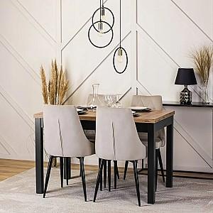 Masa Mebel Elite Skubi Stejar Craft Auriu (Maro)/Negru