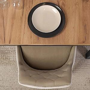 Masa Mebel Elite Skubi Stejar Craft Auriu (Maro)/Negru
