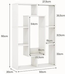 Etajera Costway CB10642WH White