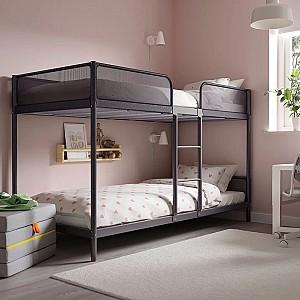 Pat copii IKEA Tuffing 90x200 Gri Inchis