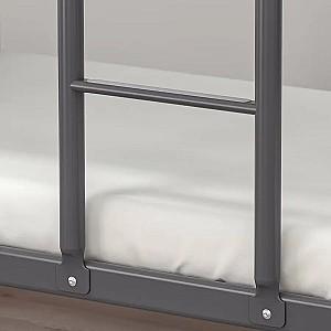 Pat copii IKEA Tuffing 90x200 Gri Inchis