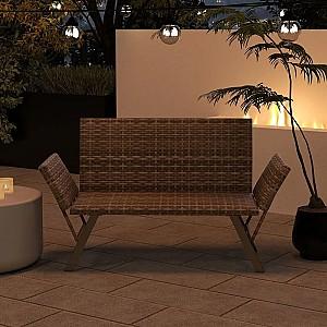 Canapea pentru gradina Costway NP12098GR