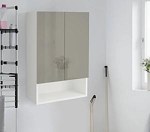Dulap de baie Haaus Zed 2D 72x48 cm Grey Gloss/White